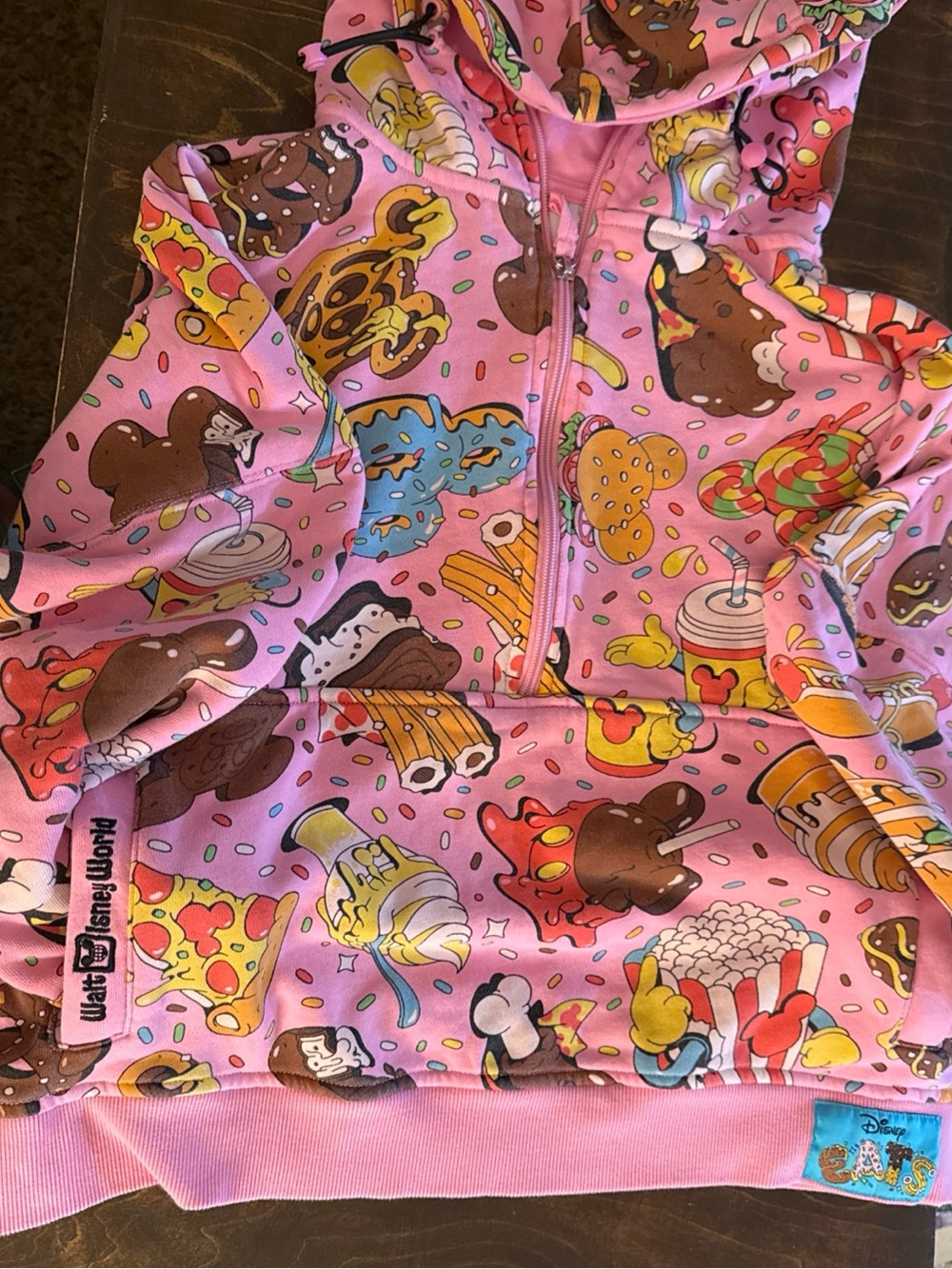 Disney Eats Snacks Collection Unisex Adult Shirt Size xl pink churro dolewhip